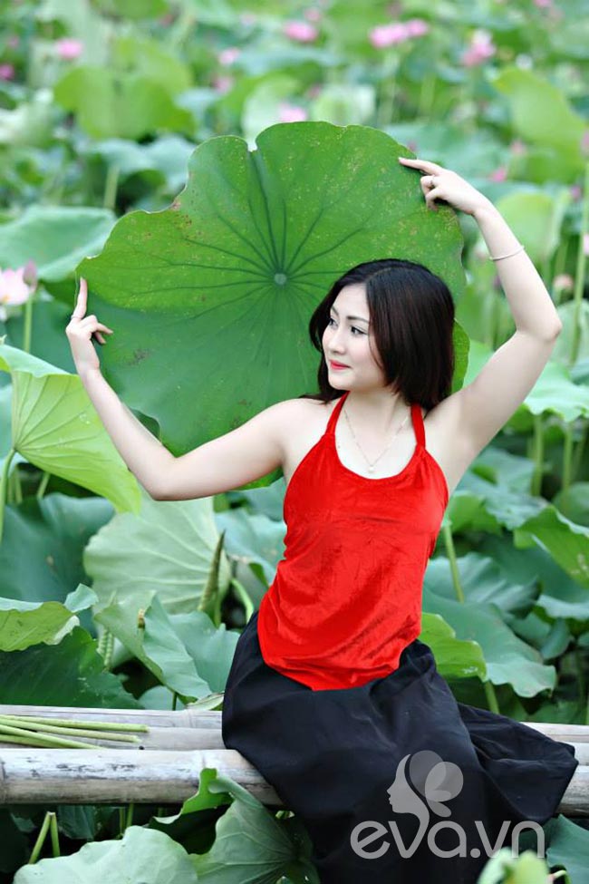 sen, sen Hồ Tây, thiếu nữ, áo yếm